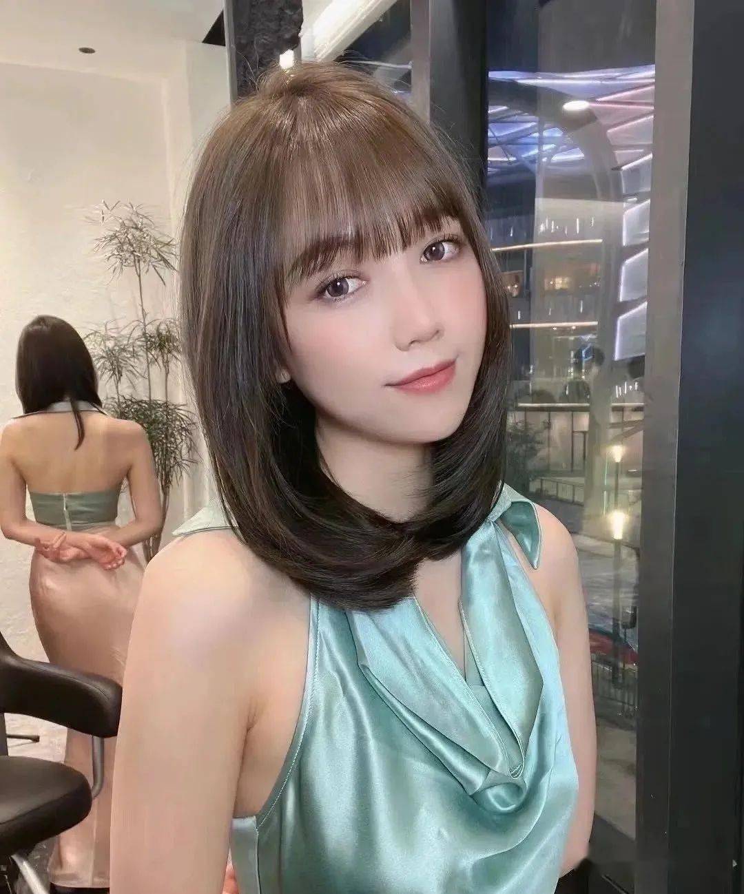 初恋内扣锁骨烫 春天烫 减龄又好看