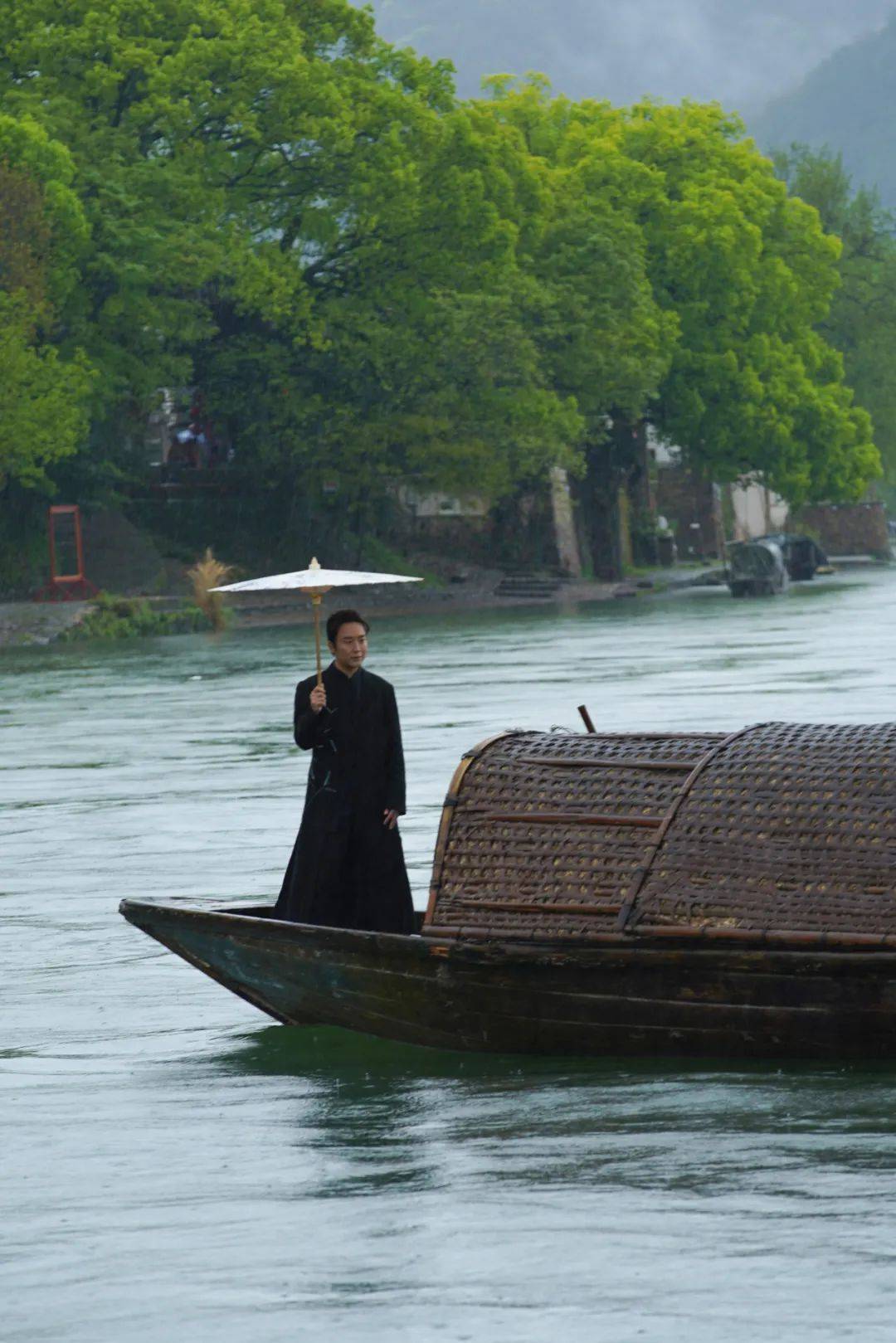 李玉刚到古堰画乡拍摄mv,好仙!_丽水_烟雨_中国