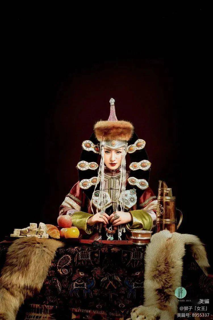 人像摄影蒙古姑娘阿茹娜