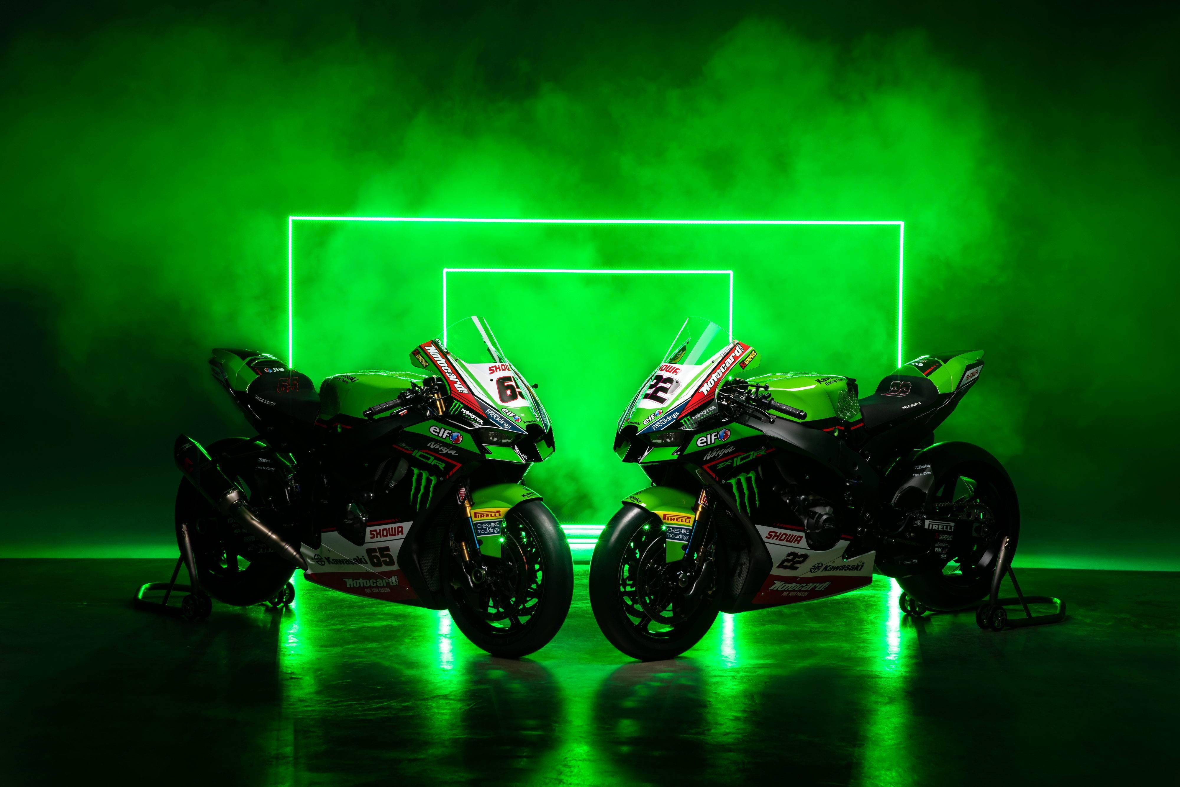 krt 的工厂赛车是以量产同型车为基础改造而来的 ninja zx-10rr.