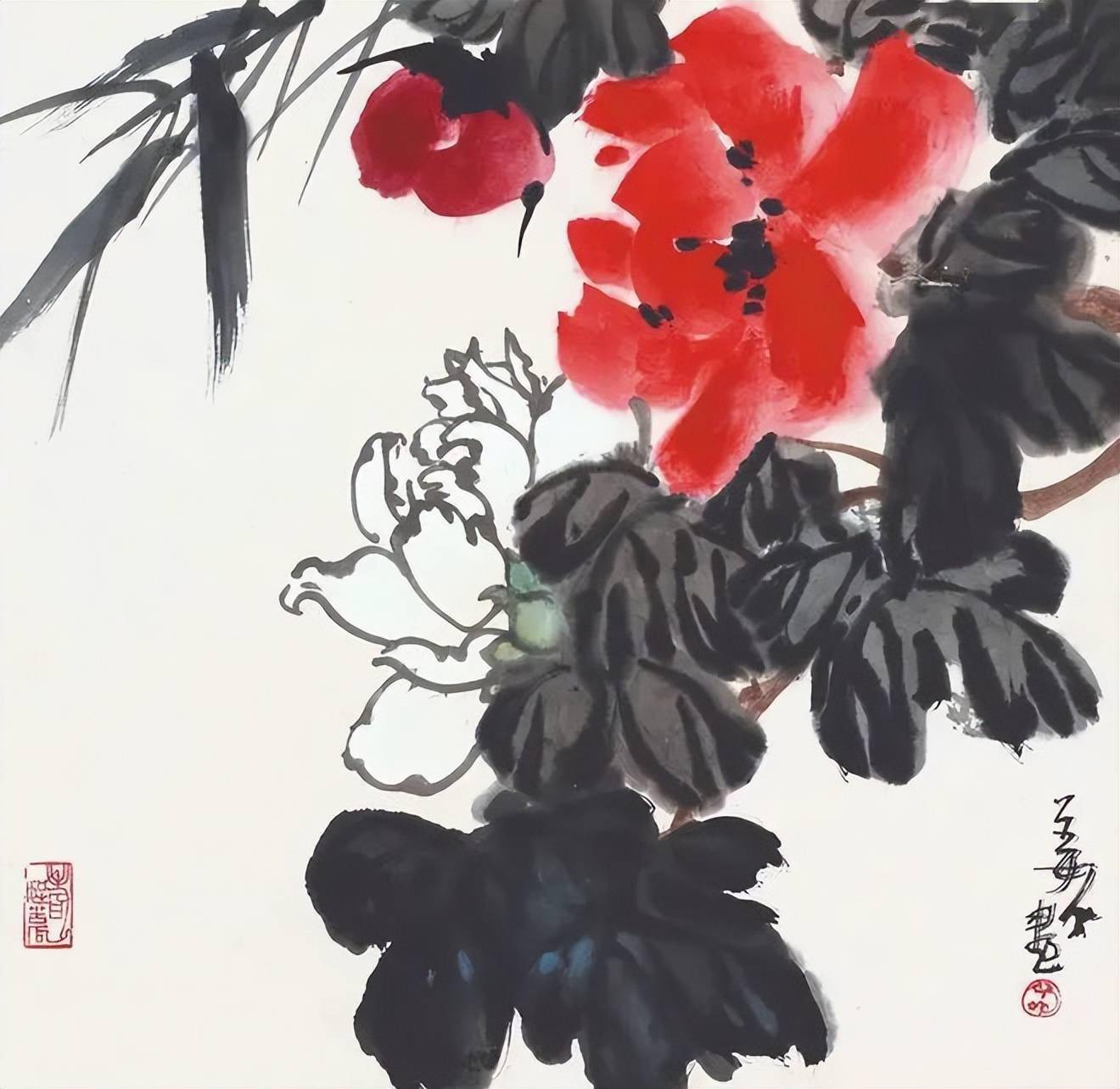 姜今:文人画风,意境甚高_艺术_国画_毕业