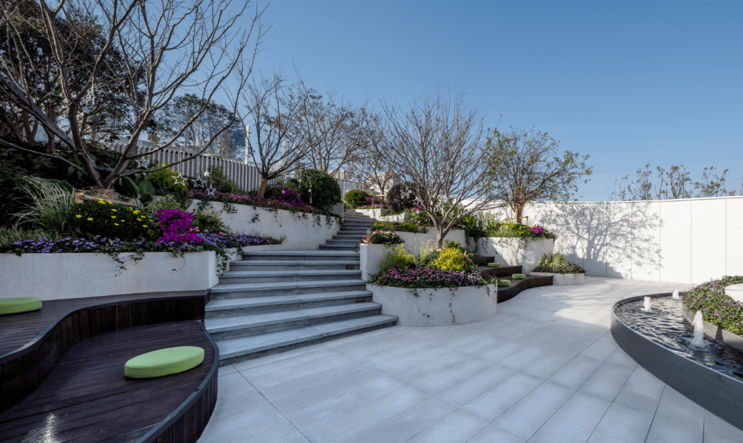 干货| 关于台阶的植物设计_绿篱_阶梯_空间