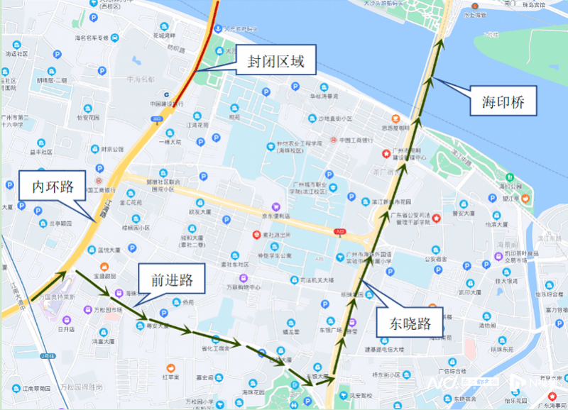 封闭时间为每晚24时至次日早上6时,全封闭江湾大桥北行三条车道检测