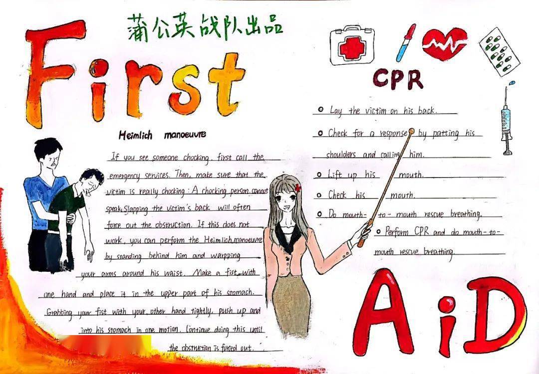 firstaid英語海報作品展含投票