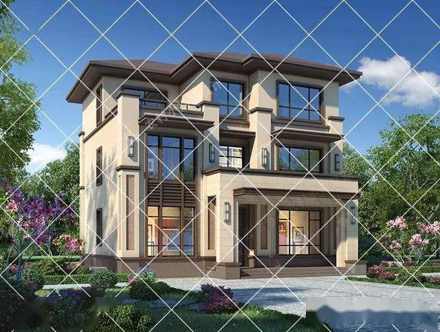 设计图三层乡村别墅 ,是2021年农村最舒适的经典之作农村三层别墅大全