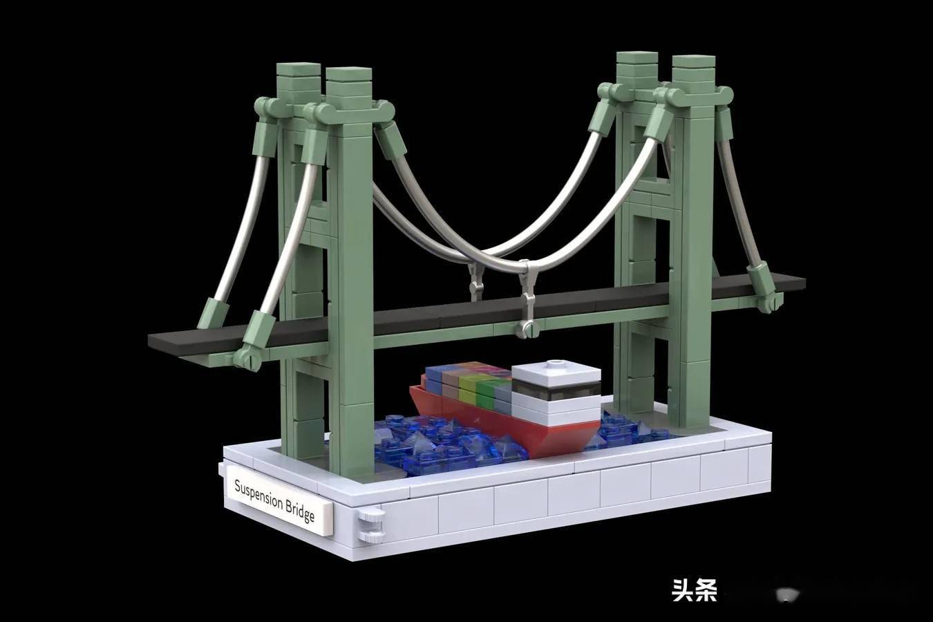 寓教于乐的乐高创意moc,用一座座桥梁,向土木从业者致敬