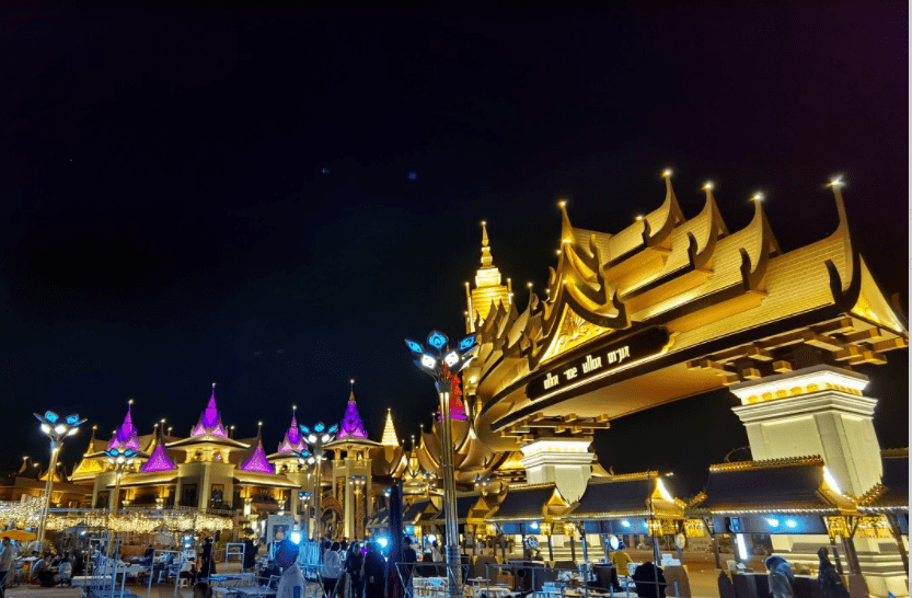 傣族古镇实拍生活在芒市,游在傣族古镇,赏看不完的景,吃不完的美味