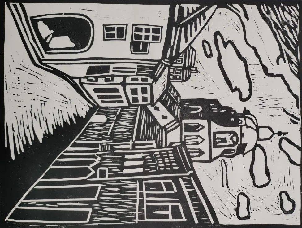 笔绘青春缤纷校园成都市中和中学安和校区楼道美术作品展