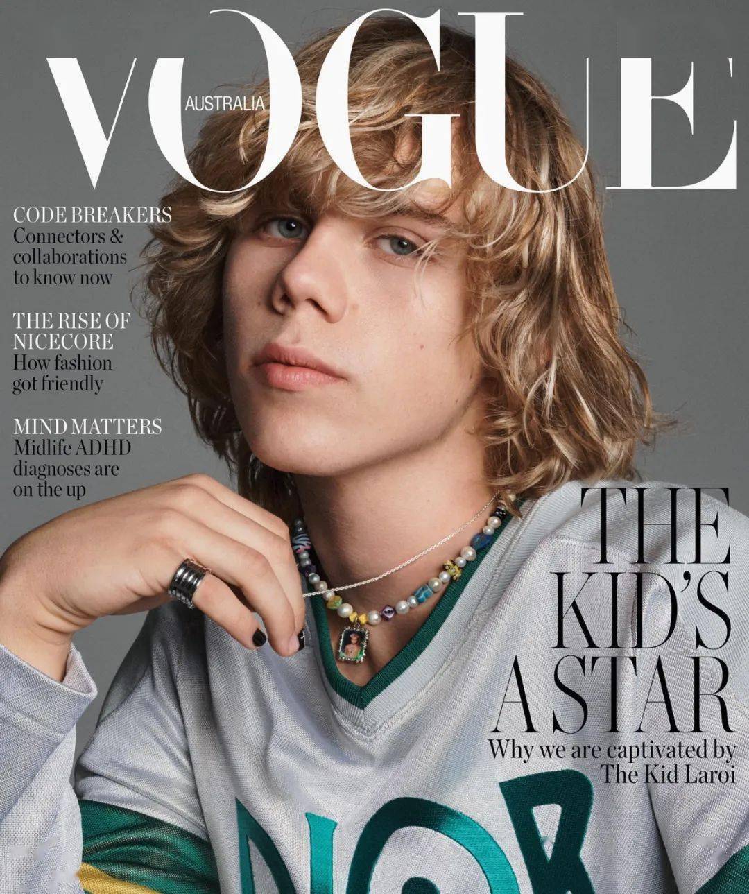 thekidlaroi登上澳大利亚版vogue封面