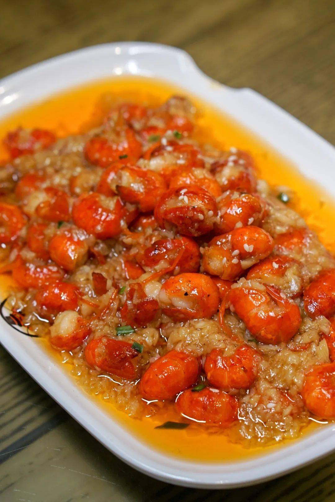 懒人的福音 - 麻辣蒜蓉虾球当然也要试试店里选用3-4钱的清虾,品质