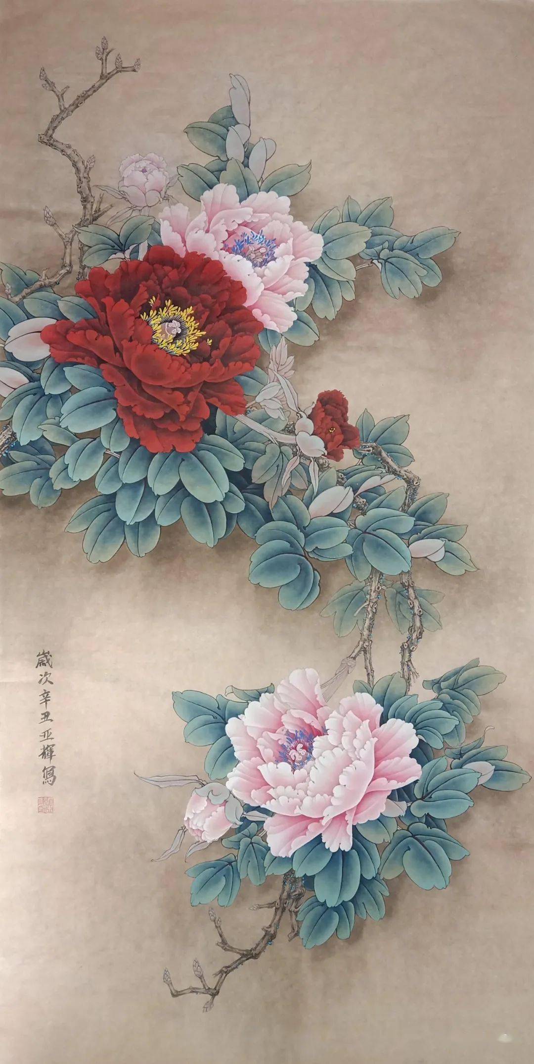 【岐山书画】张亚辉国画作品欣赏_李晓明_宝鸡_工笔画
