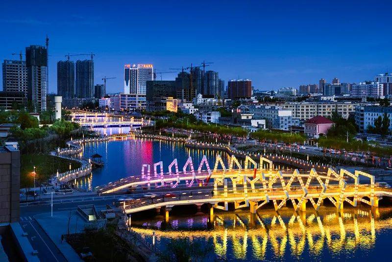 水在城中走人在画中游博乐市三河九桥再现魅力