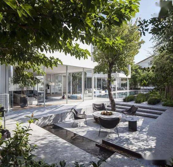 下沉式景观,现在流行这样设计_空间_庭院_排水