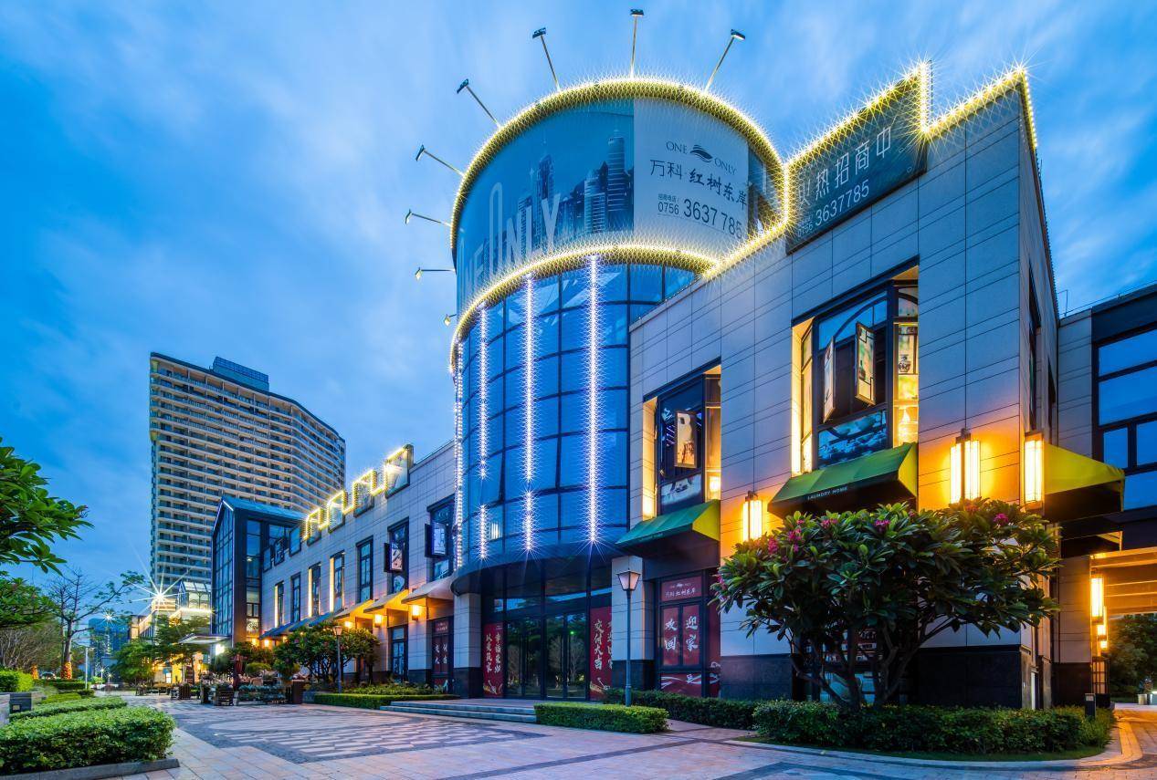 67红树里-珠海万科第二个缤纷海岸商业中心亮相_商业街_东岸_桥头堡