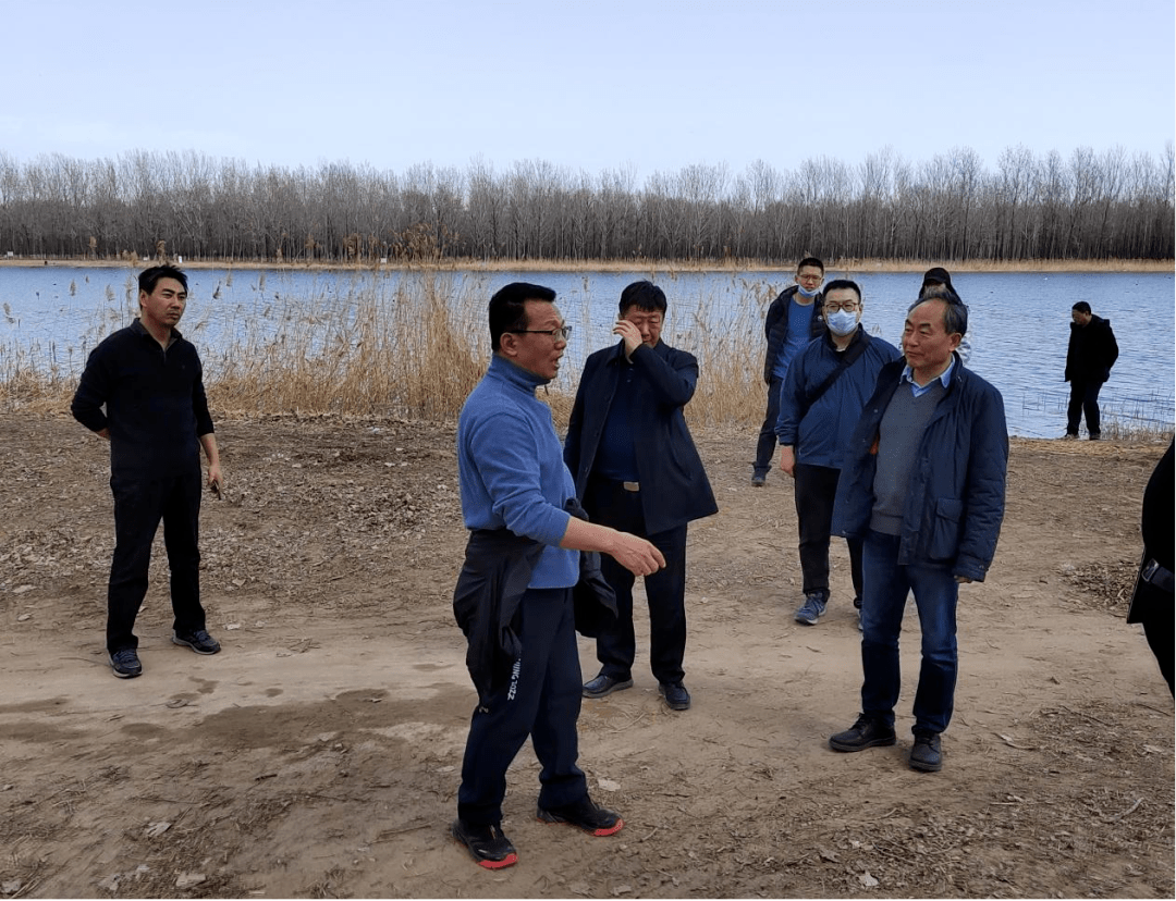 北京市水务局一行调研我区潮白河沿岸河道情况