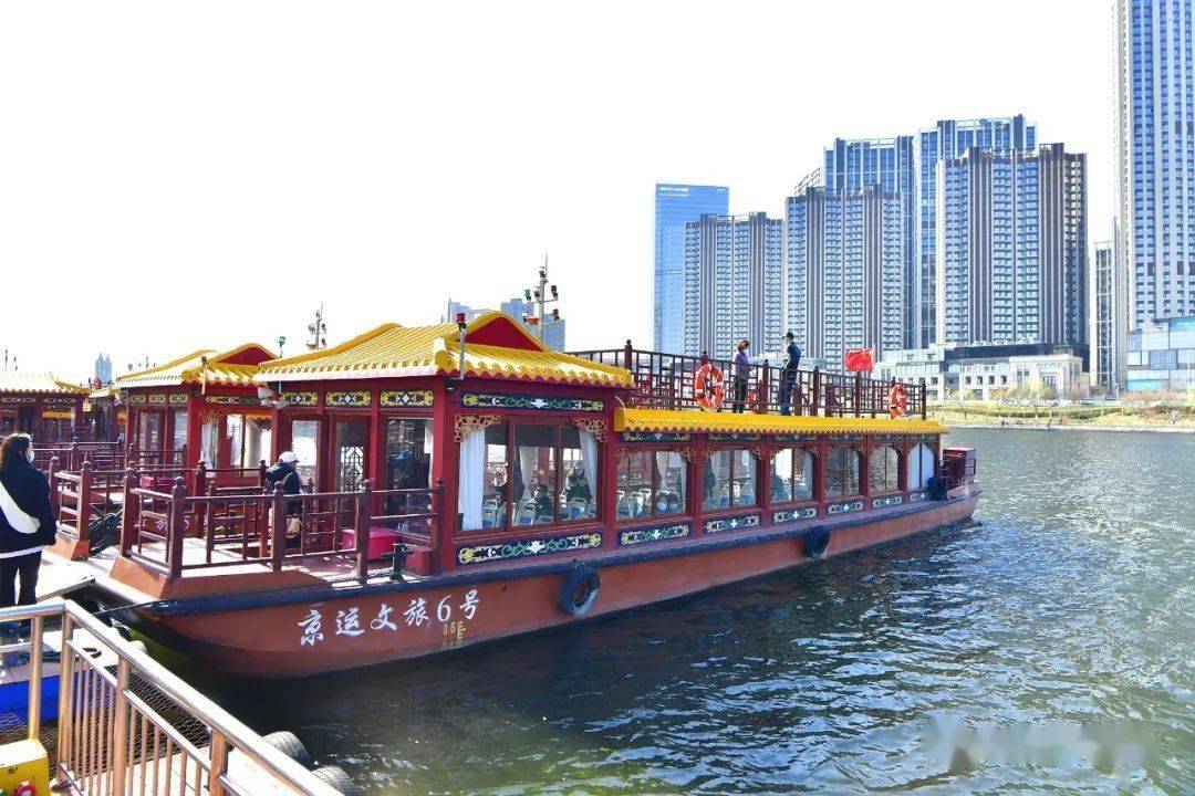 通州大运河游船图片