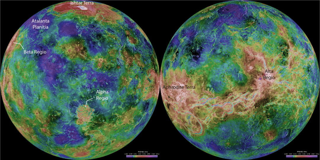 但一些特定波长的电磁波仍然可以穿透大气,对金星地表进行观测