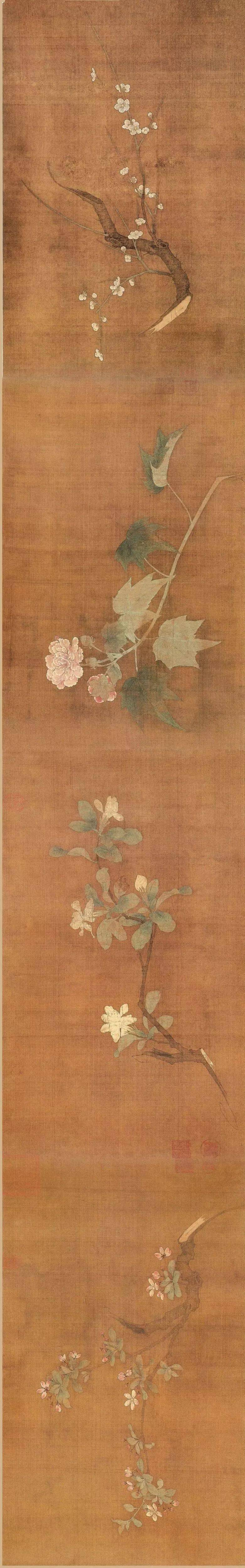 欣赏|北宋画家赵昌工笔花鸟画47图形态逼真敷色鲜艳（4）