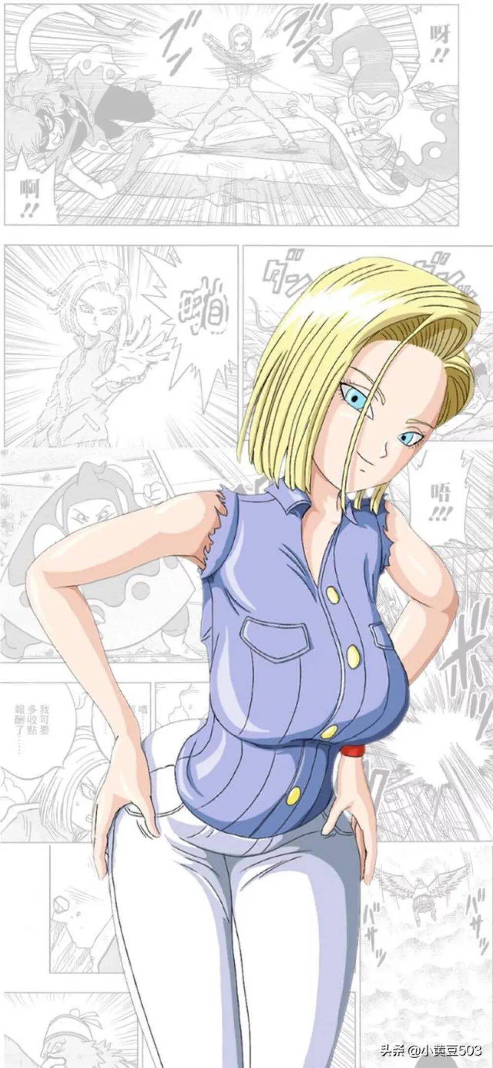 龙珠壁纸女神18号再次登场