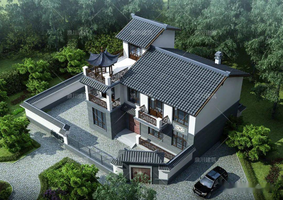 绝美9款农村中式合院设计赏景最好是江南居息最好是合院