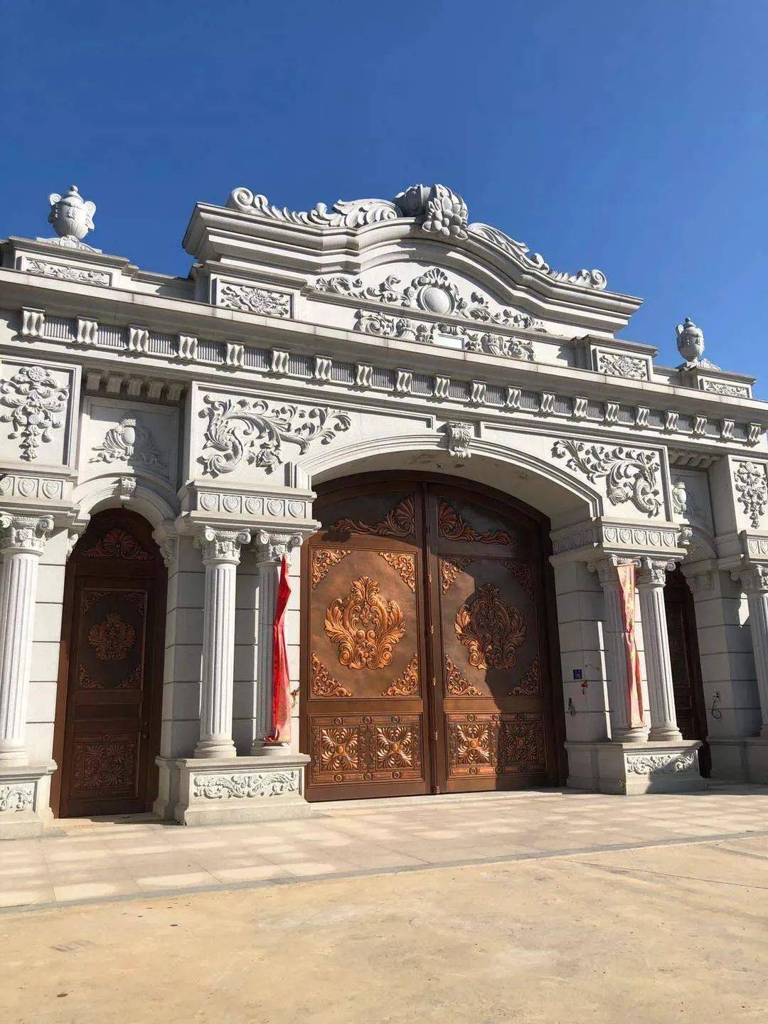 独栋别墅石材大门设计参考