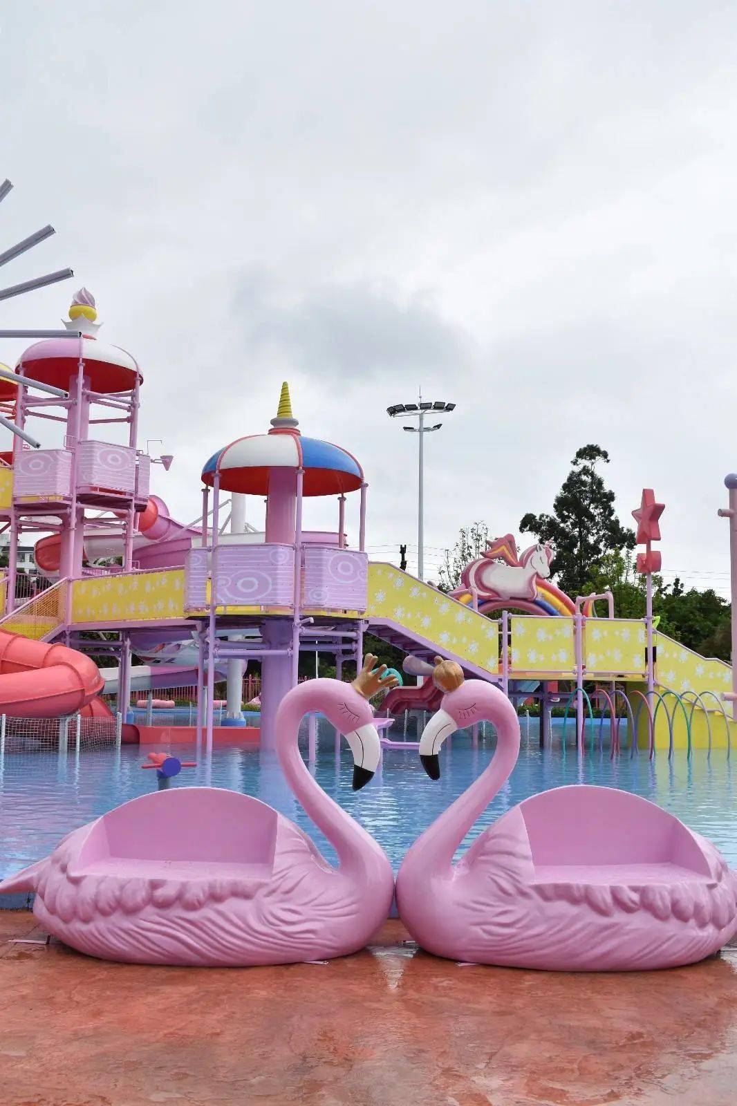 ①单次门票1张 ②摩天轮 欢乐海洋岛游玩券1张_水上乐园_粉色_产品