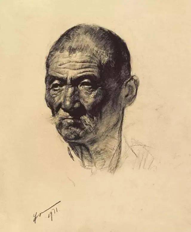 写生央美老教授朱乃正素描作品欣赏精选