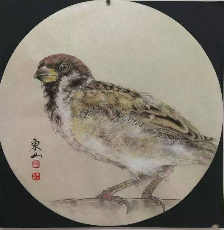 陈东山工笔花鸟欣赏,这手法让人钦佩!_艺术_中国_技法