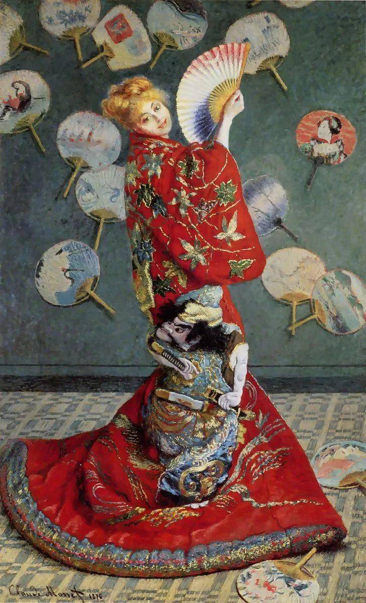 La Japonaise, Claude Monet, 1876