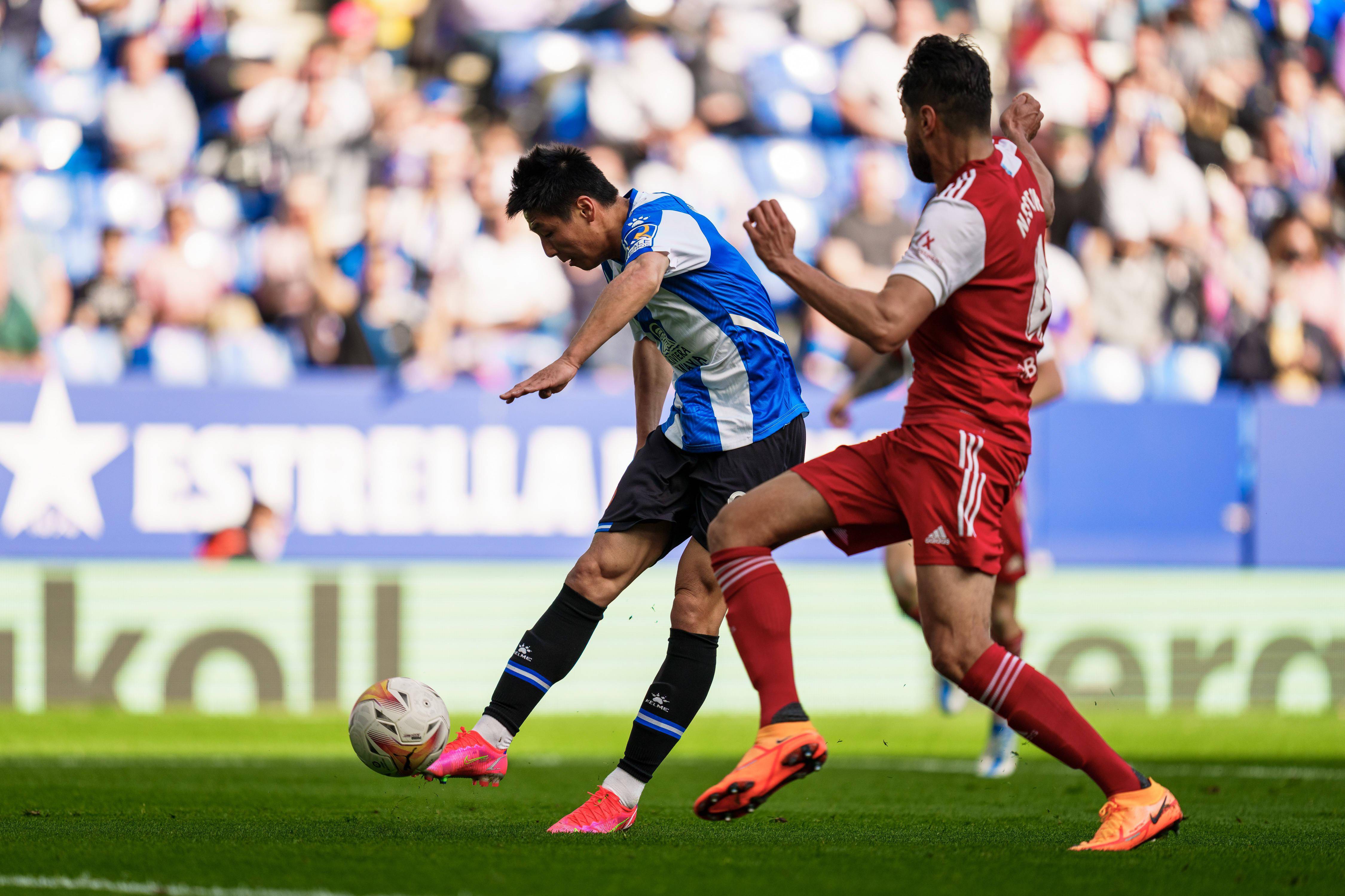 足球西甲西班牙人胜塞尔塔