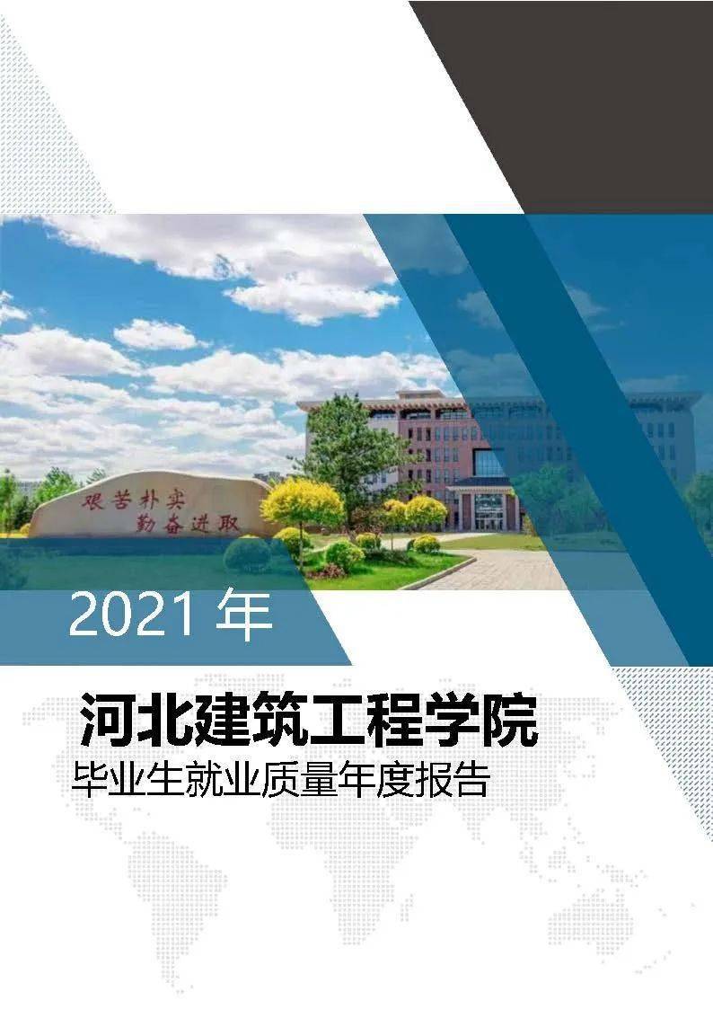 河北建築工程學院2021年院校專業分數及就業質量報告