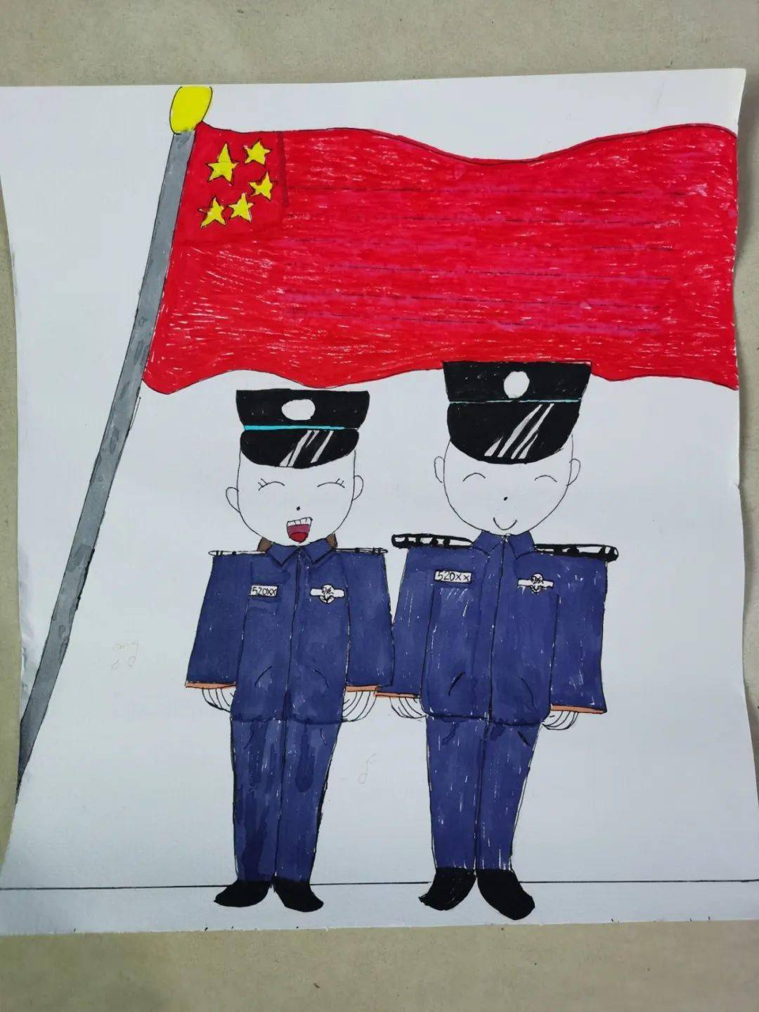 致了不起的你有一种懂事叫警察的孩子