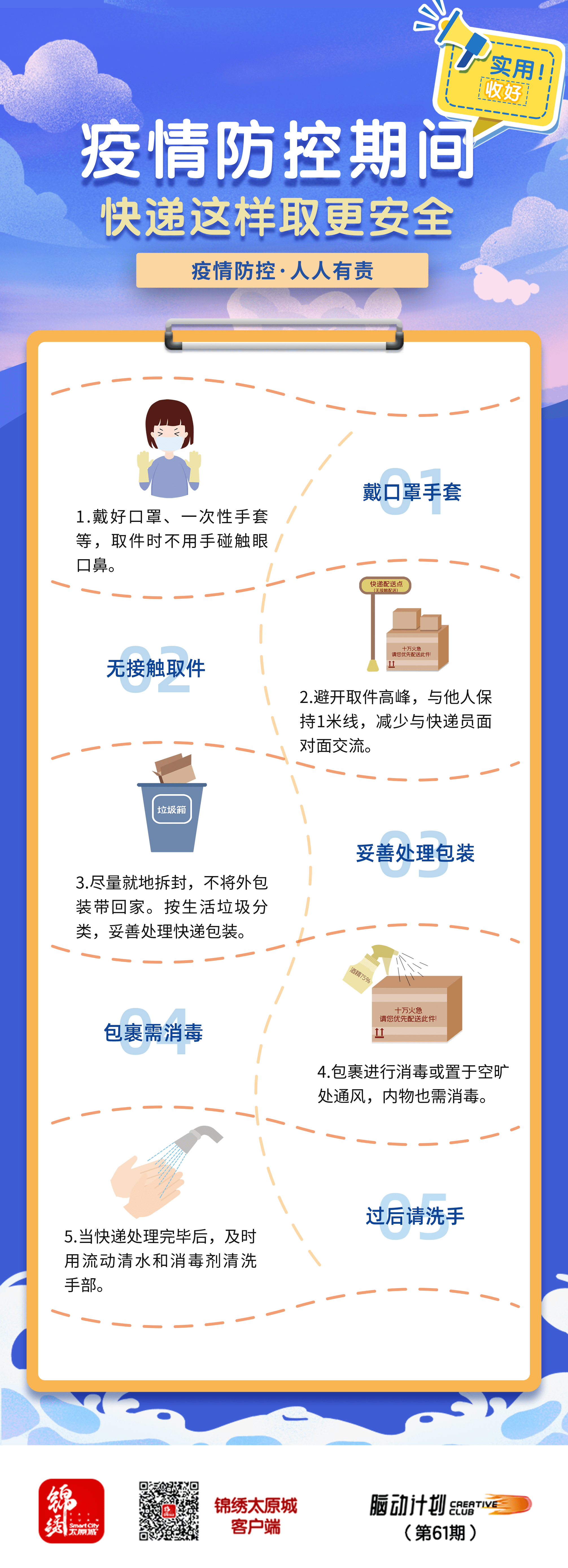 疫情下的物流快递变革
图（疫情期间快递物盛行
业影响总结）《疫情后物流快递业会有怎样的发展》