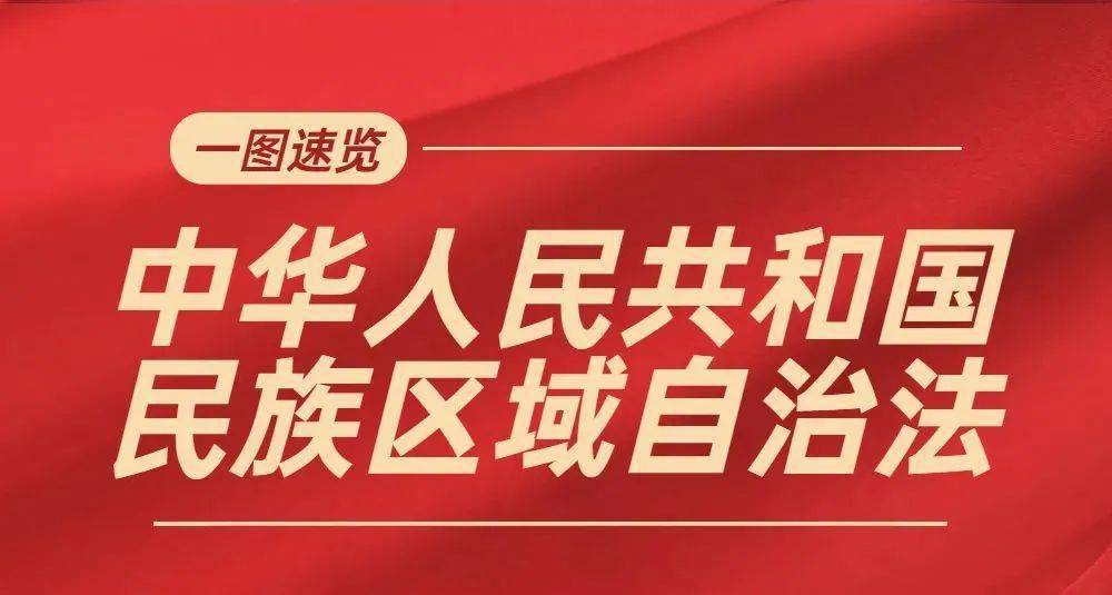 鑄牢中華民族共同體意識一圖速覽中華人民共和國民族區域自治法