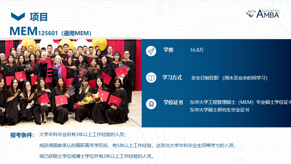 调剂尚有名额东华大学非全日制mba集中班可录