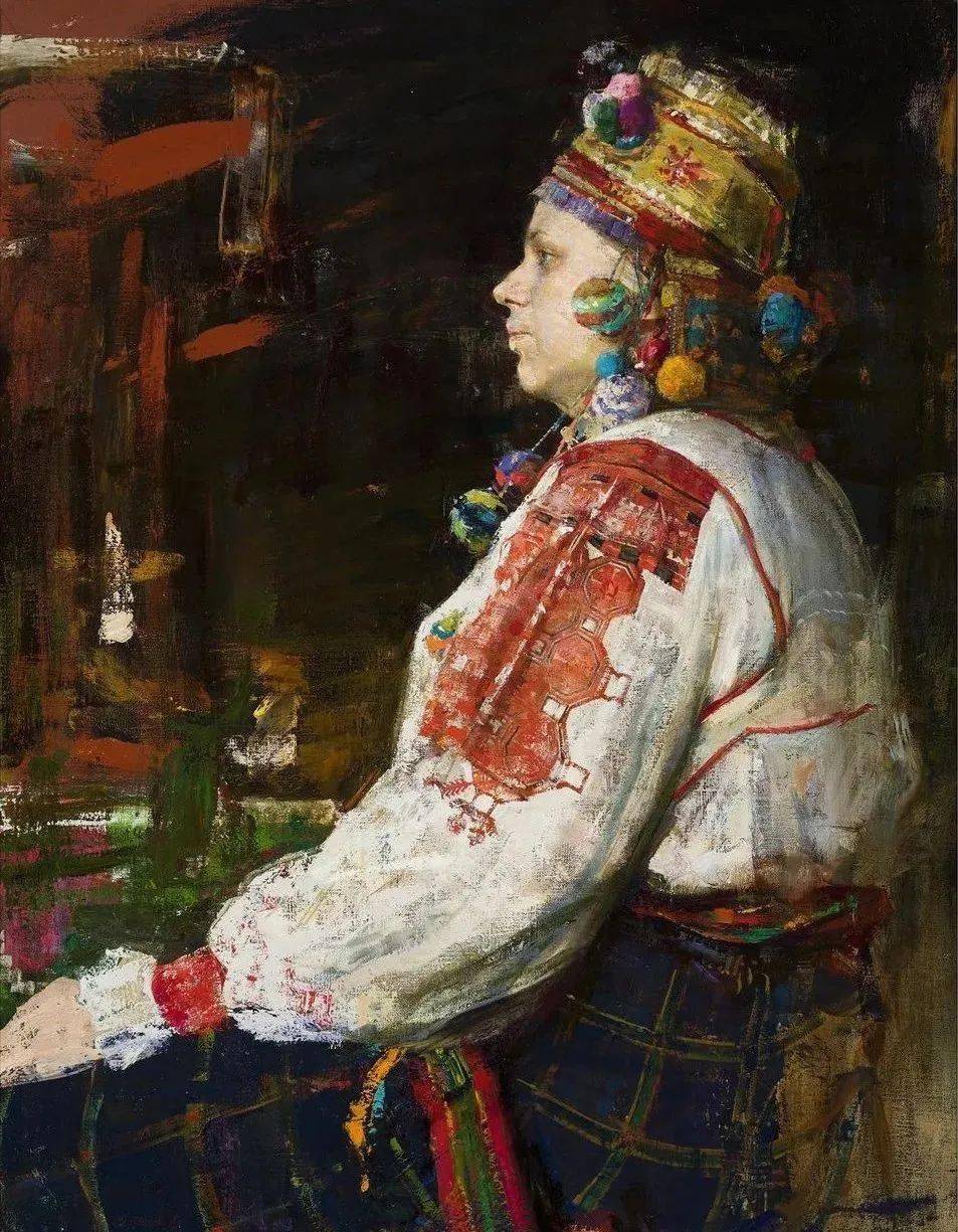 俄罗斯油画家罗吉诺夫才华横溢