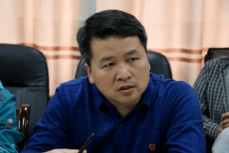 图为校团委书记廖浩在会上作总结讲话廖浩对本次会议进行总结,对与会