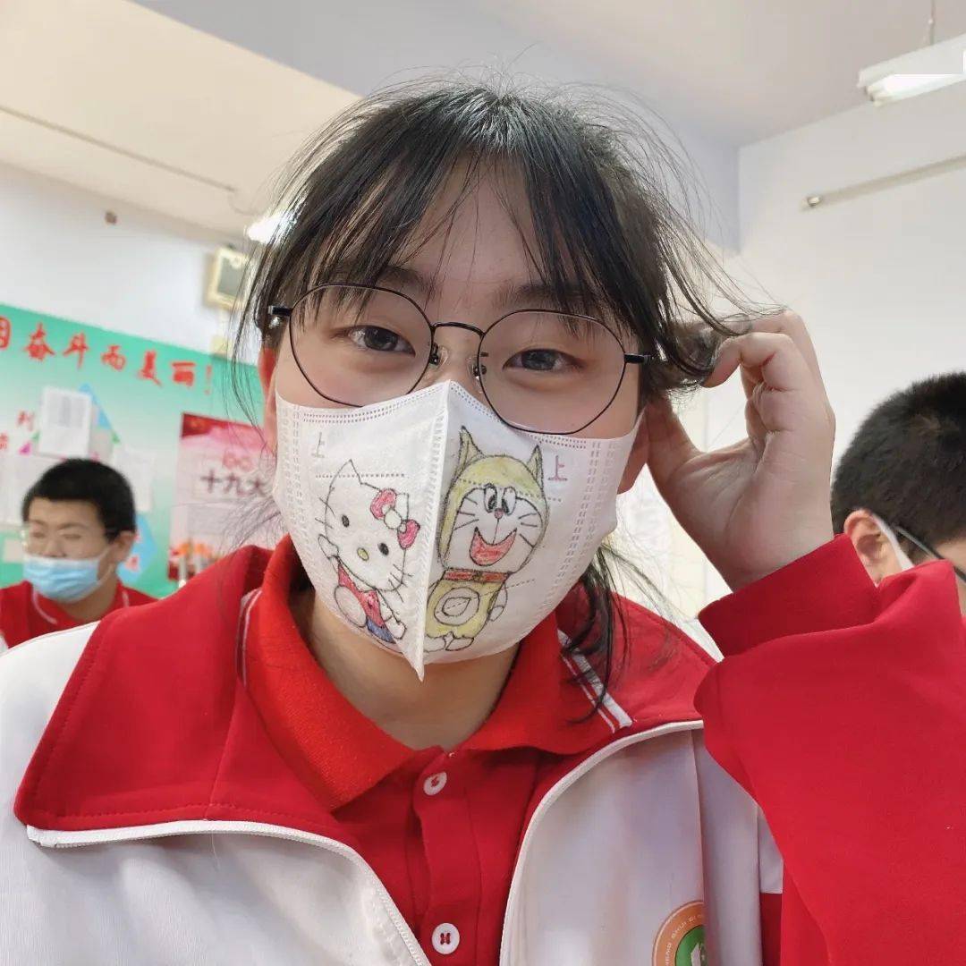 奋进剧场快来口罩创意画火啦