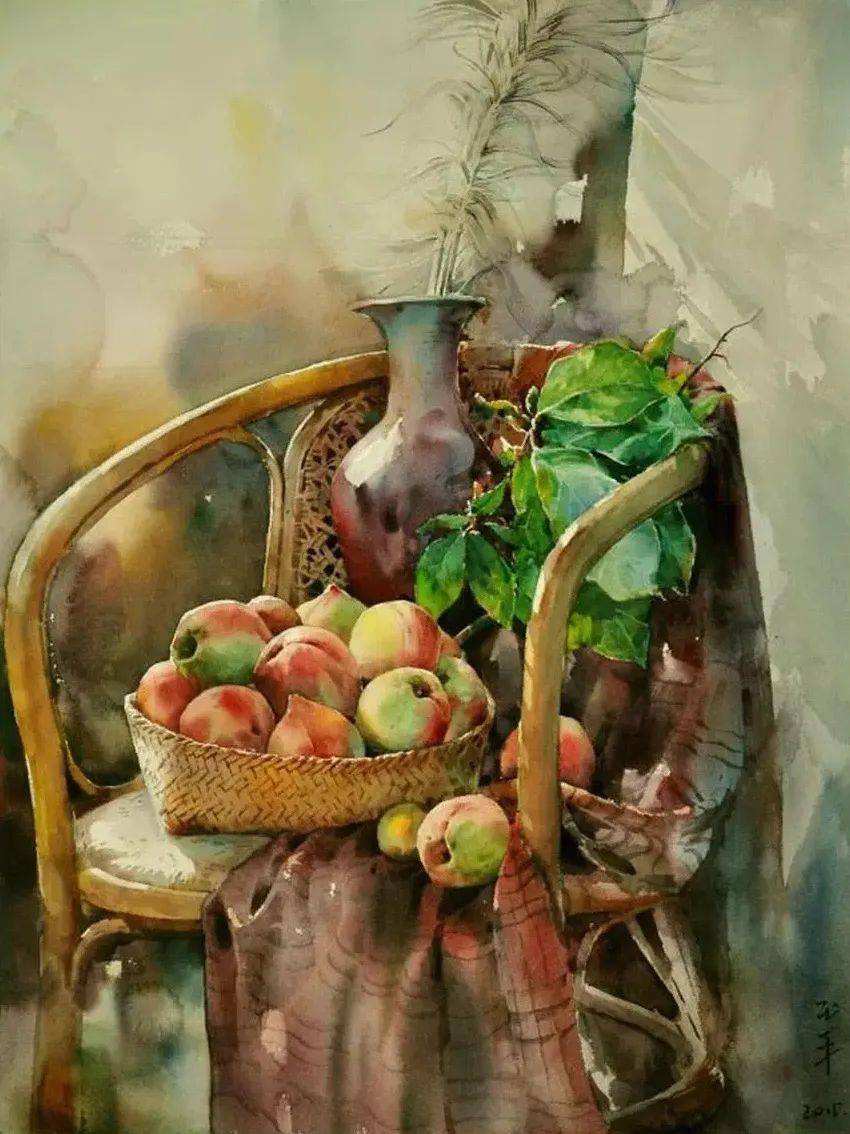 这些栩栩如生的水彩静物你见过吗