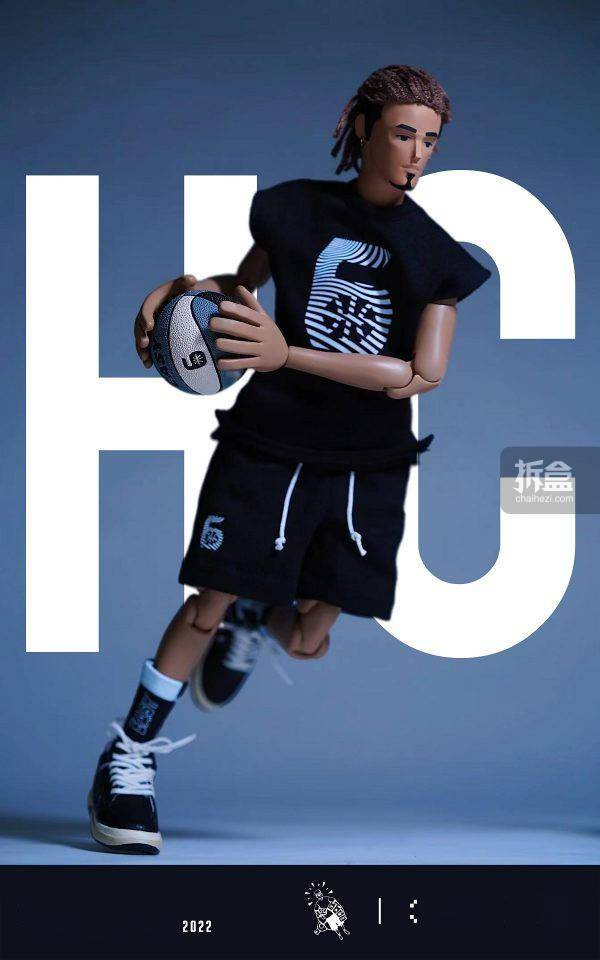 2cmade第六区3hitshc韩潮12寸潮流篮球可动人偶