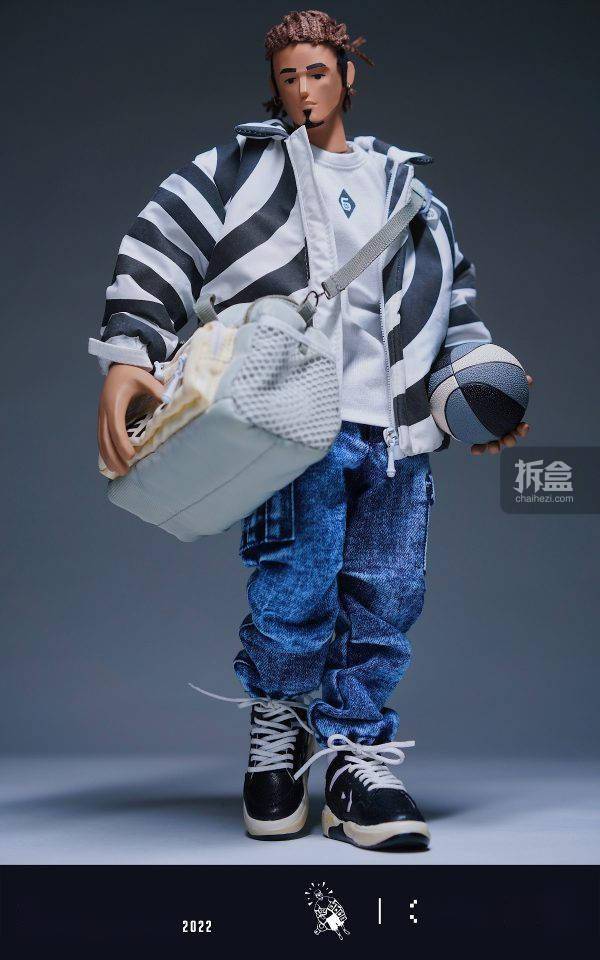 2cmade第六区3hitshc韩潮12寸潮流篮球可动人偶