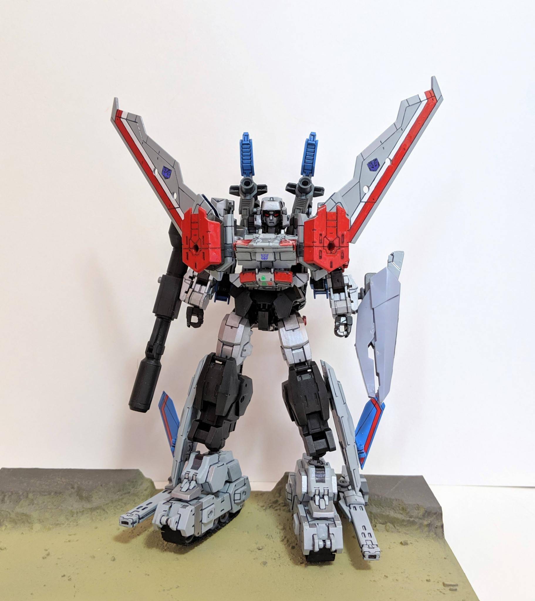 30mm机甲改造可变形威震天与红蜘蛛还能合体