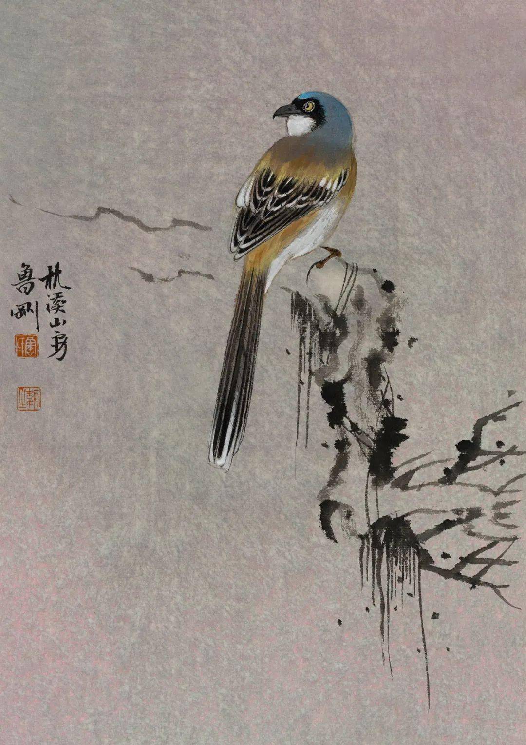 以境生意以笔墨造境鲁刚的花鸟画