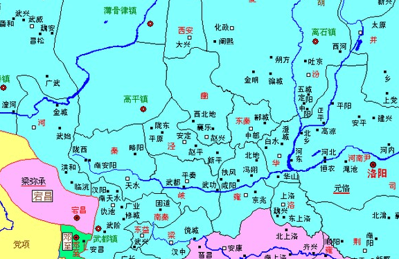平秦郡,武都郡,武功郡辖北魏时岐地分属扶风郡属于西汉司隶校尉部最