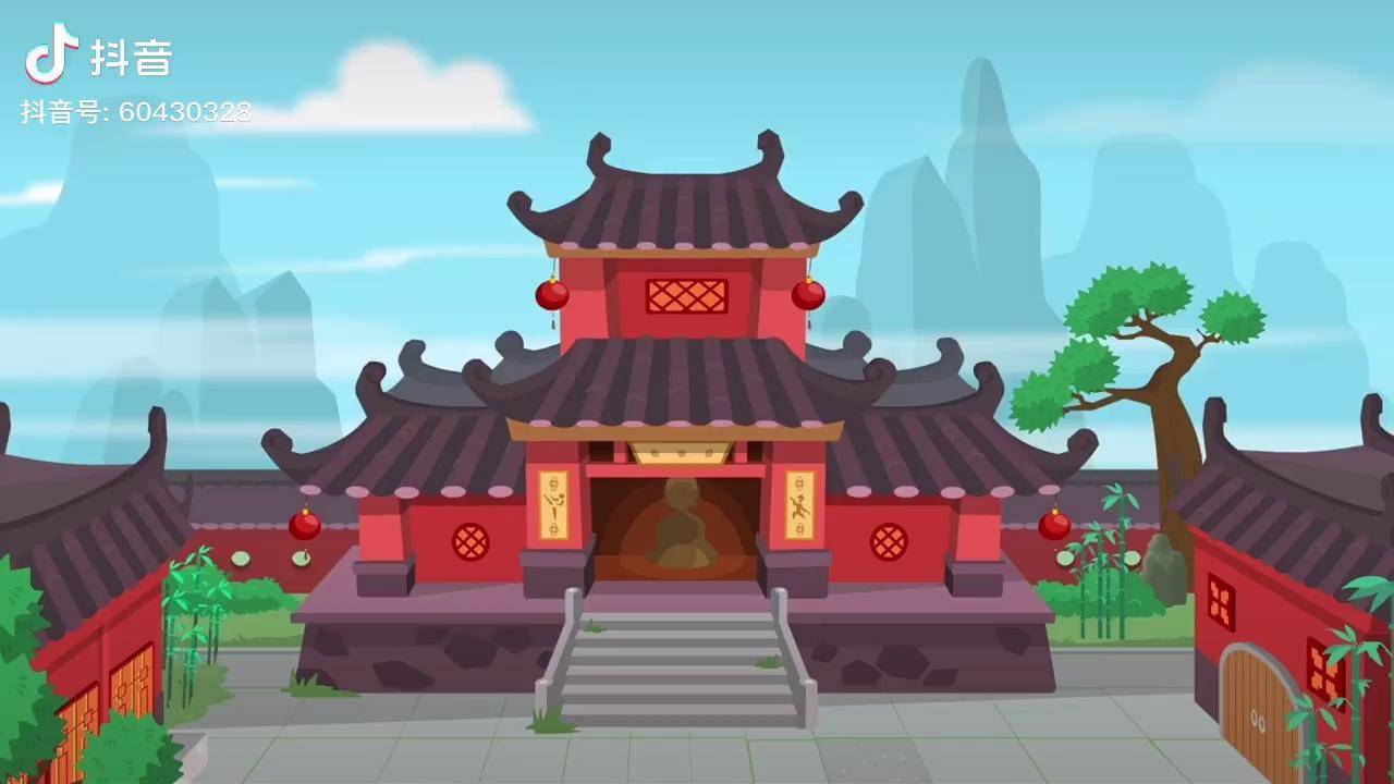 逗米动漫配音汤姆猫们来到寺庙进行了中国功夫特别修炼原创动画动漫
