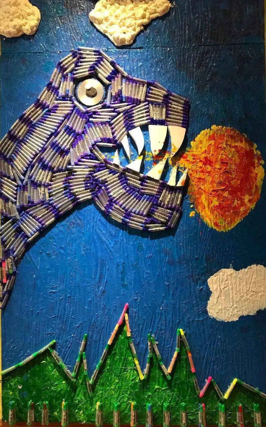 一组能打开孩子童心世界的手工作品