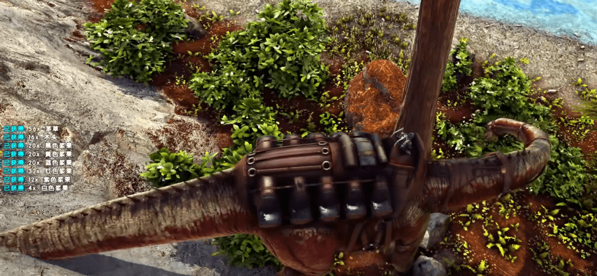 方舟生存进化 梁龙奔跑速度极快 是一辆合格的公交车 玩家 恐龙 伤害