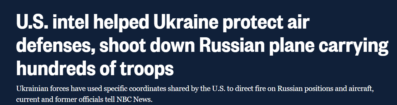 美国情报机构官员：乌军“战果累累”，有我们的功劳