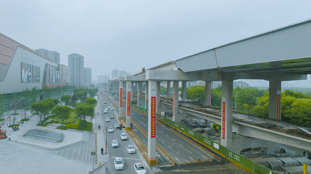 8月底主线高架具备通车条件实拍温瑞大道南段快速路最新进展