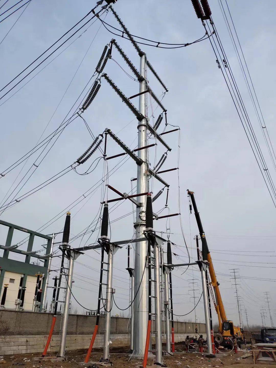 各式各样的电缆终端塔(50张高清照片版!)_案例_杆塔_设备
